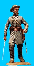Confederate Officer Advancing, Sword Drawn