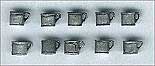 Pack of 10 Tin Cups