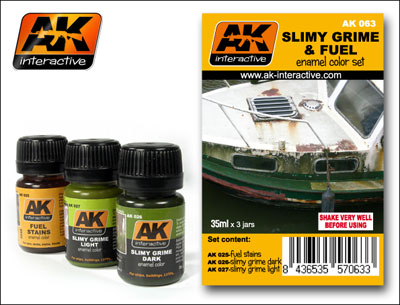 Streaking Effects Weathering Set- Slimy Grime and Fuel