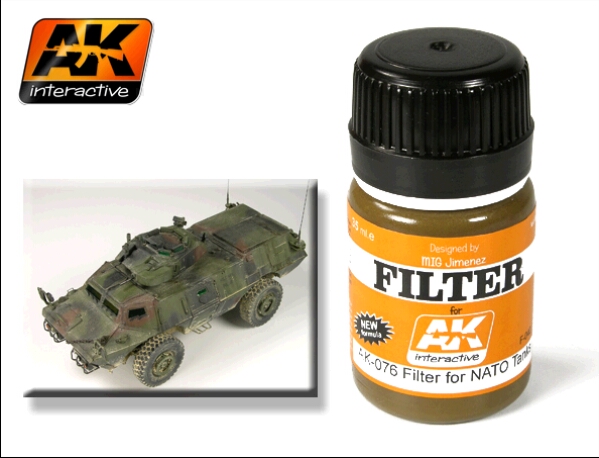 AK Interactive Filter- For Nato Tanks 35ml Bottle