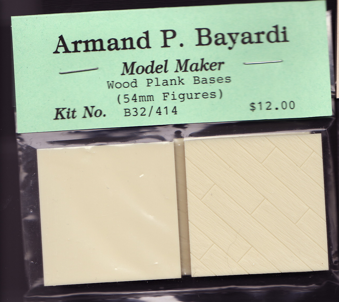 Wood Plank Bases (2)