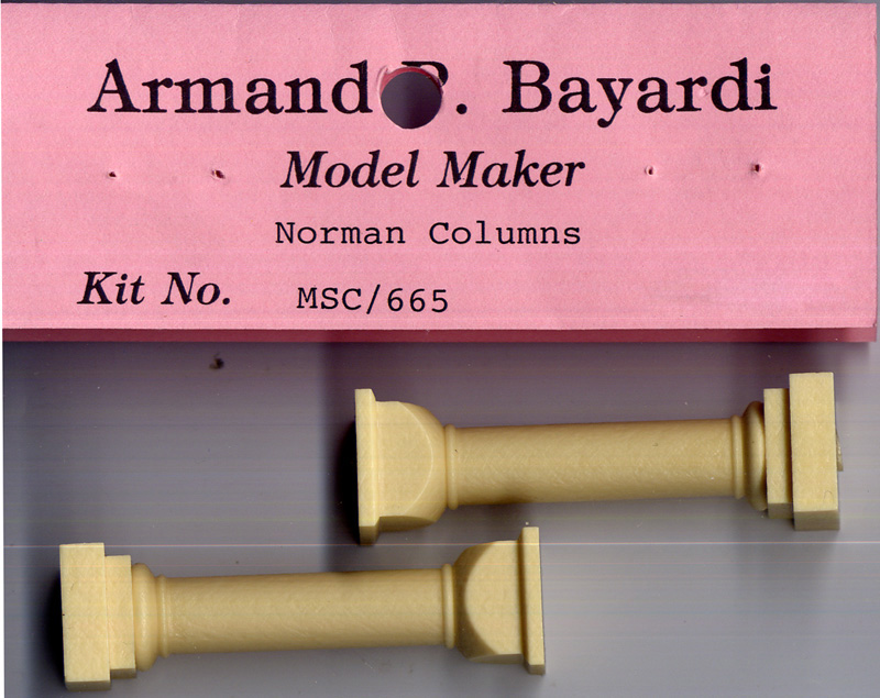 Short Norman Columns with Plinths
