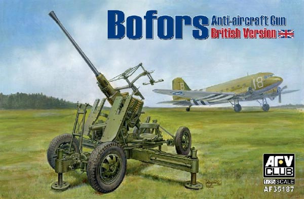 WWII British Version Bofors Anti-Aircraft Gun