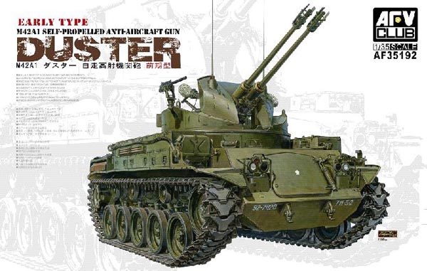 M42A1 Duster Early Tank with Self-Propelled Anti-Aircraft Gun
