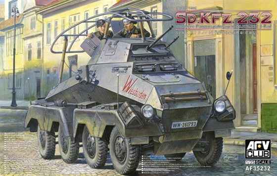WWII German SdKfz 232 8-Rad Early Type Schwerer PzSpahWg