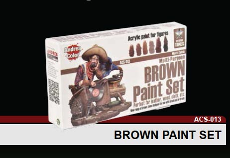 Andrea Color Brown Paint Set
