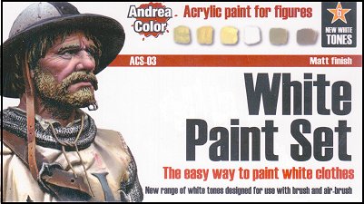 Andrea Color White Paint Set