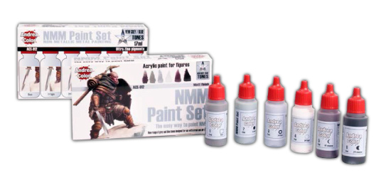 Andrea Color NMM (Non Metallic Metal) Paint Set