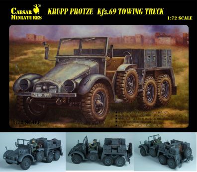 Military Series: WWII Krupp Protze Kfz69 Towing Truck