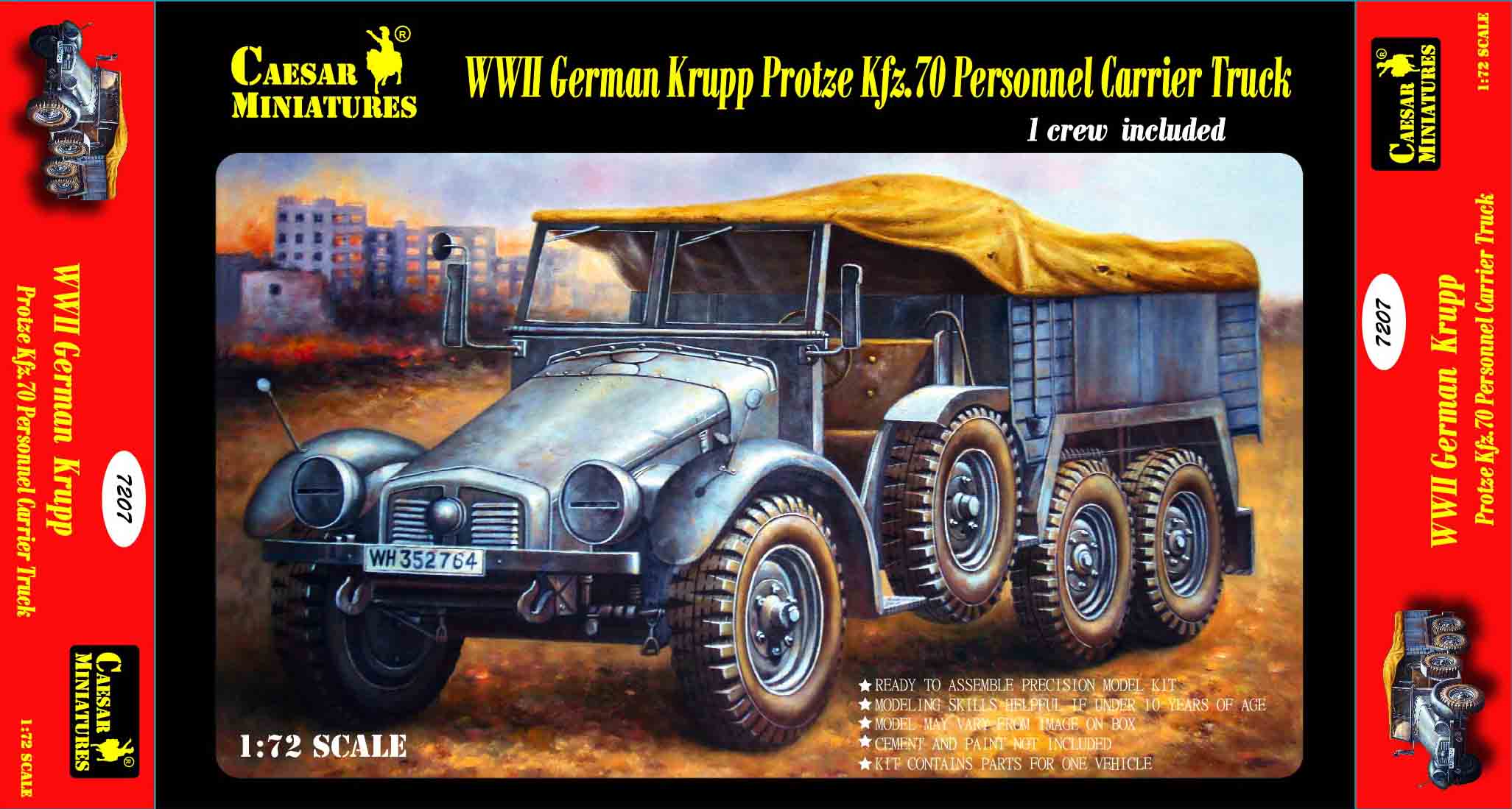 Military Series: WWII German Krupp Protze Personnel Carrier Truck