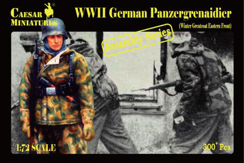 Military Series: WWII German Panzergrenadiers (Winter Greatcoats, Eastern Front) - Assembly Series