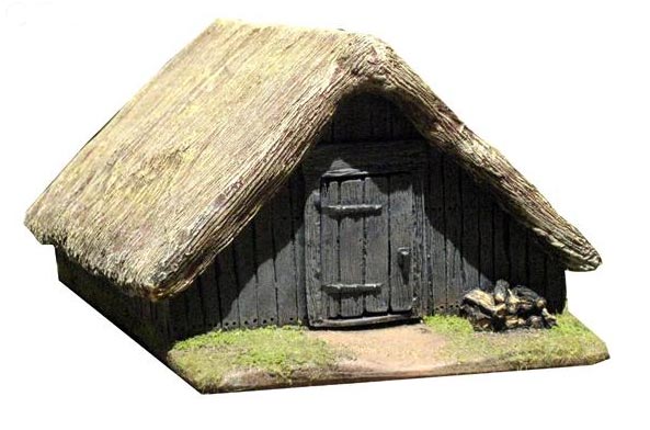 Dark Ages Timber A-Frame House