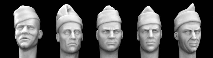 Different Heads Wearing Commando Style Stocking Caps