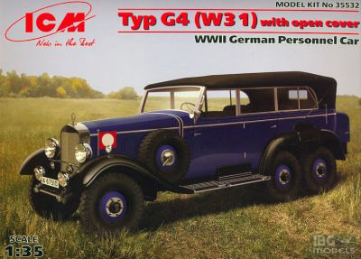  WWII German Personnel Car Typ G4 (W31)
