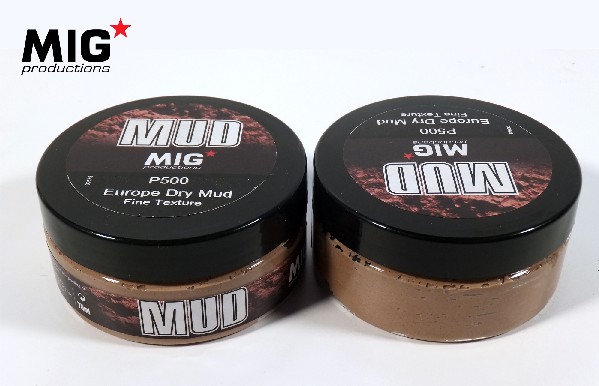 MIG Productions Europe Dry Mud Fine Texture 75ml Jar