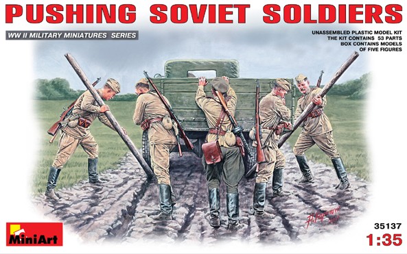 WWII Soviet Pushing Soldiers (5)