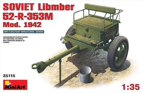 WWII Soviet Limber 52R 353M Model 1942
