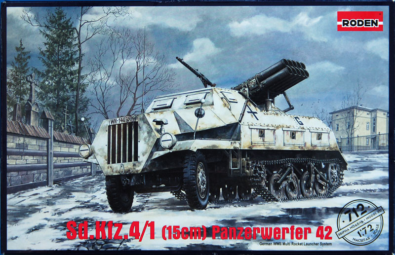 WWII German Sd.Kfz. 4-1 Panzerwerfer 42