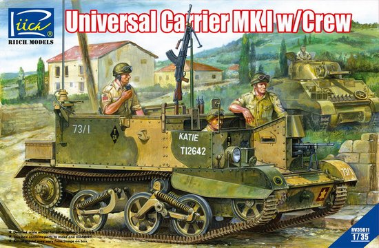 WWII British Universal Carrier Mk.I w/Crew and Photo-etched Parts