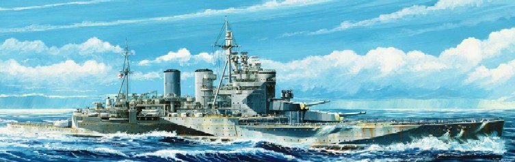 HMS Renown British Battle Cruiser 1945 