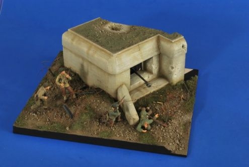 World War II German Bunker Gun Section