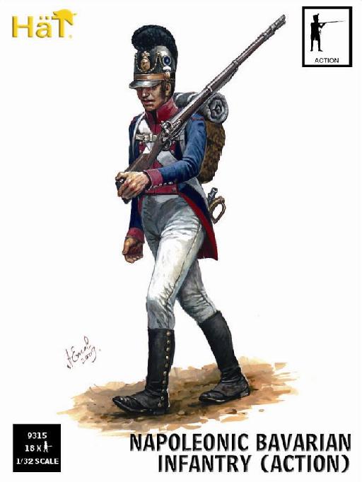 Napoleonic Bavarian Infantry Action