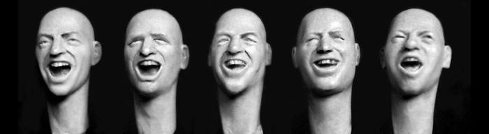Bald Heads with Triumphant Expressions