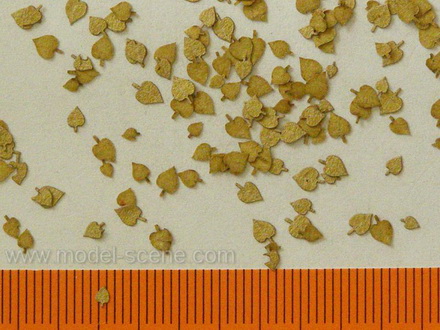 Realistic Leaves- 1/72nd Scale Lime Dry Leaves