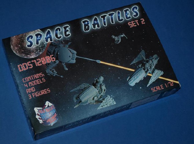 Space Battles Set 2 Light Scooter Mustang Mk1 Mk2, Flying Vehicle and Unmanned Aerial Vehicle