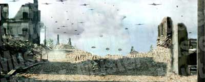 Normandy Village with Airborne Drop