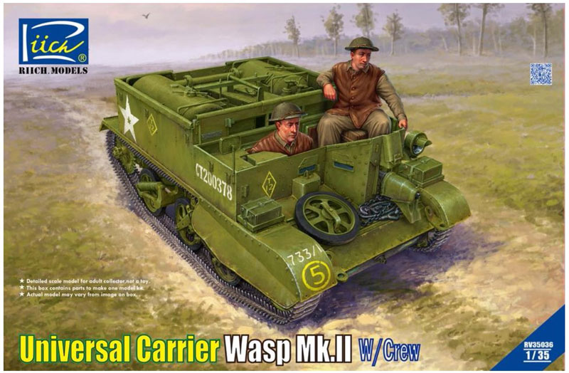 Universal Carrier Wasp Mk.II with crew