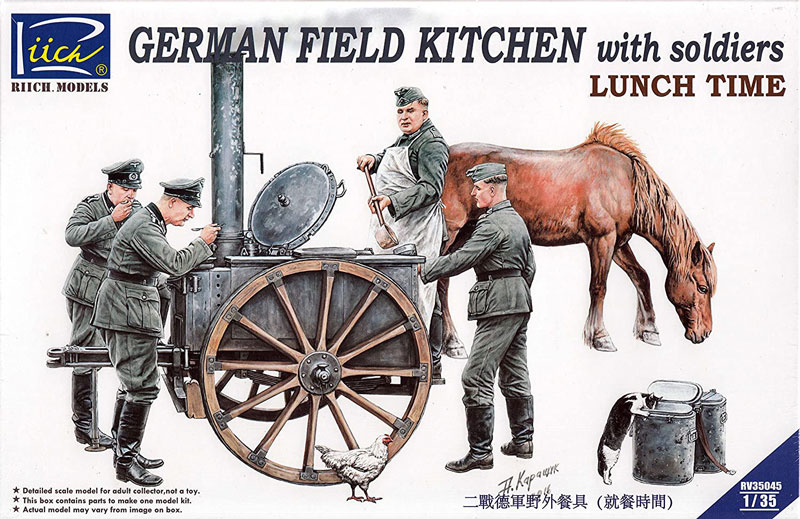 German Field Kitchen with Soliders