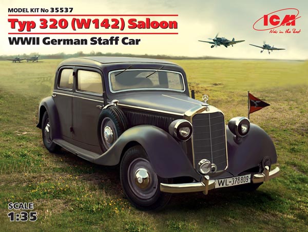 WWII German Type 320 (W142) Saloon Staff Car