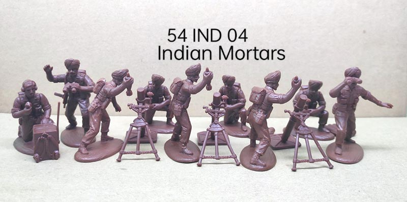 WWII Indian Mortars (Sikh Turban)