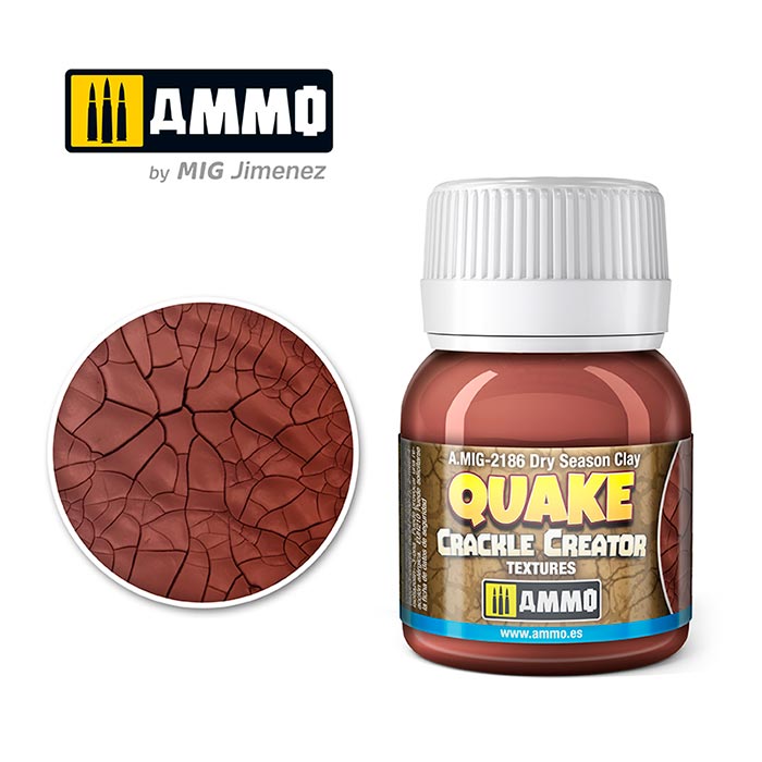 Quake Crackle Creator Textures - Dry Season Clay 40ml