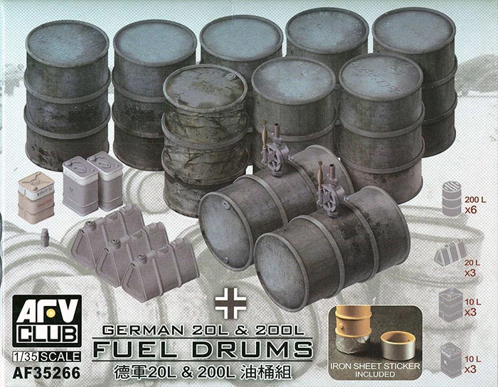 German 20L & 200L Fuel Drums