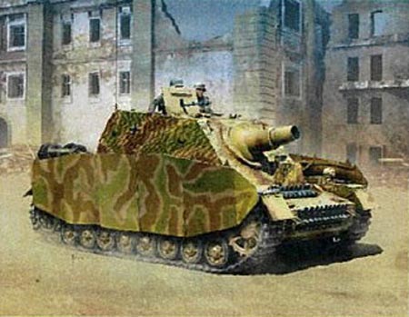 German Sturmpanzer IV Brummbar Mid Version Tank