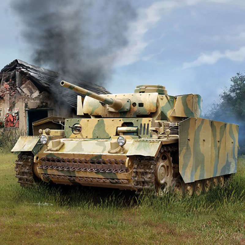 WWII German Panzer III Ausf L Tank Battle of Kursk