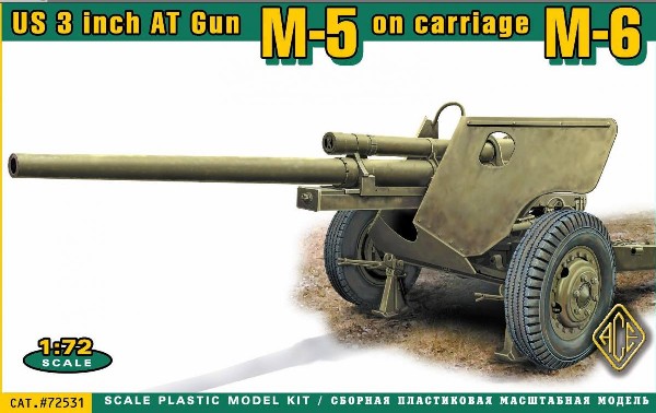 US M5 3-inch Anti-Tank Gun w/M6 Carriage