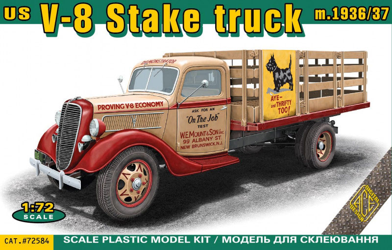 US V8 1936/37 Stake Truck