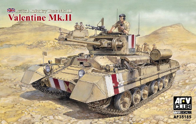 British Mk III Valentine Mk II Infantry Tank