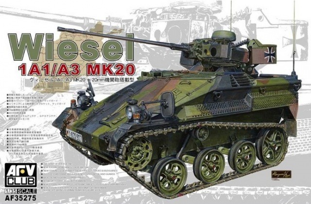 Wiesel 1 A1/A3 Fire Support Version Armored Tracked Vehicle w/ Mk 20 Gun