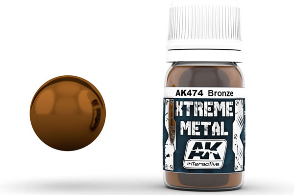 Xtreme Metal Bronze Metallic Paint 30ml Bottle