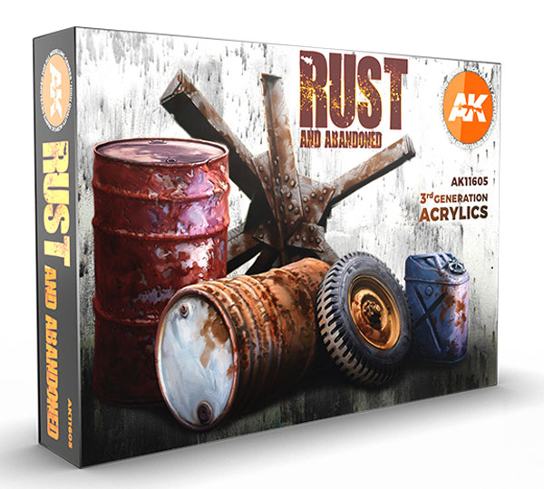 Rust 3rd Generation Acrylic Paint Set