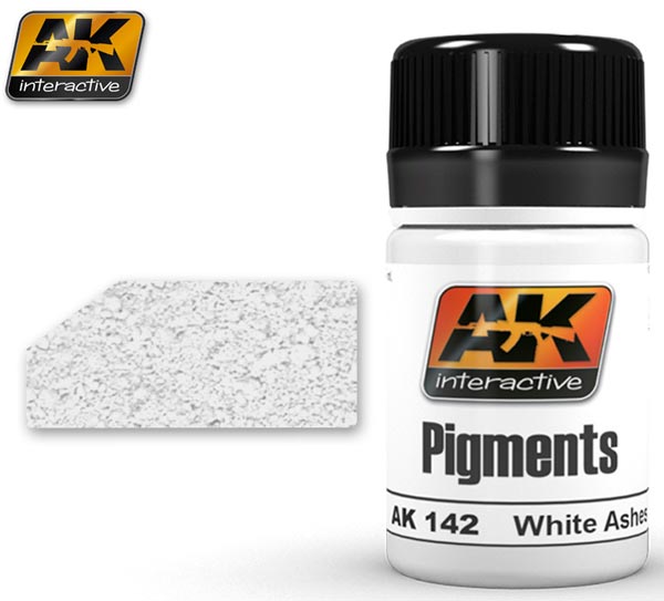 AK Interactive Pigment- White Ashest 35ml Bottle