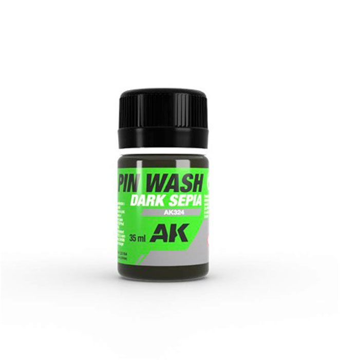 AK Interactive Dark Sepia Pin Wash
