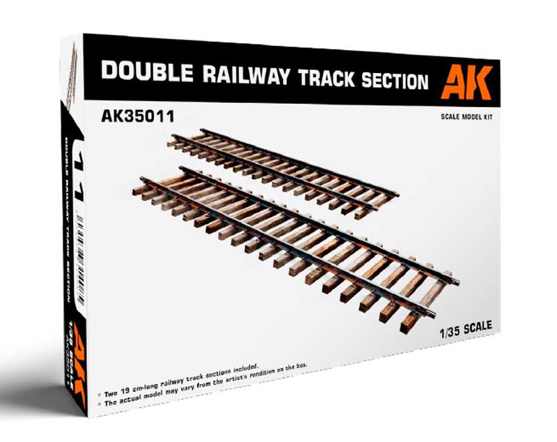 AK Interactive Double Railway Track Section