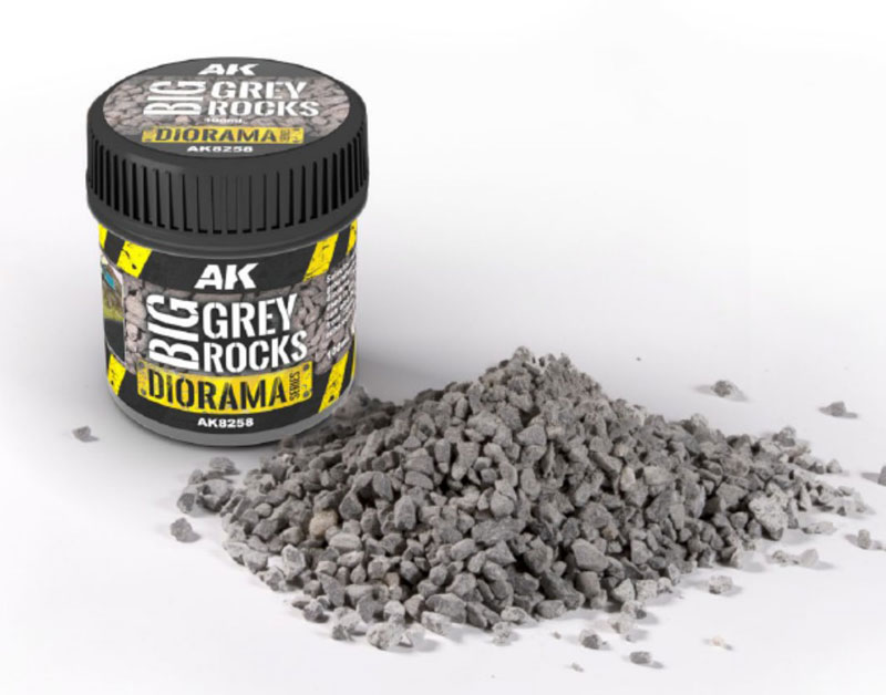 AK Interactive Diorama Series: Big Grey Rocks 100ml Bottle