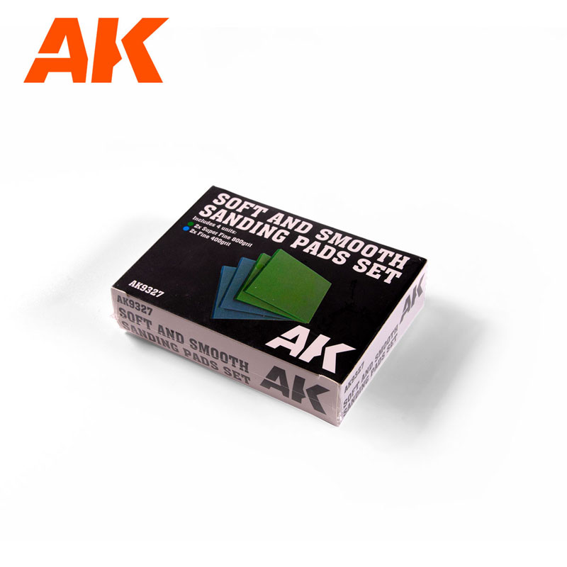 AK Interactive Soft and Smooth Sponge Sandpaper Set