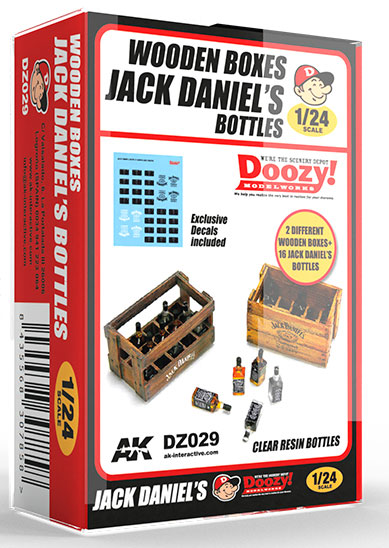 Wooden Boxes Jack Daniels Bottles